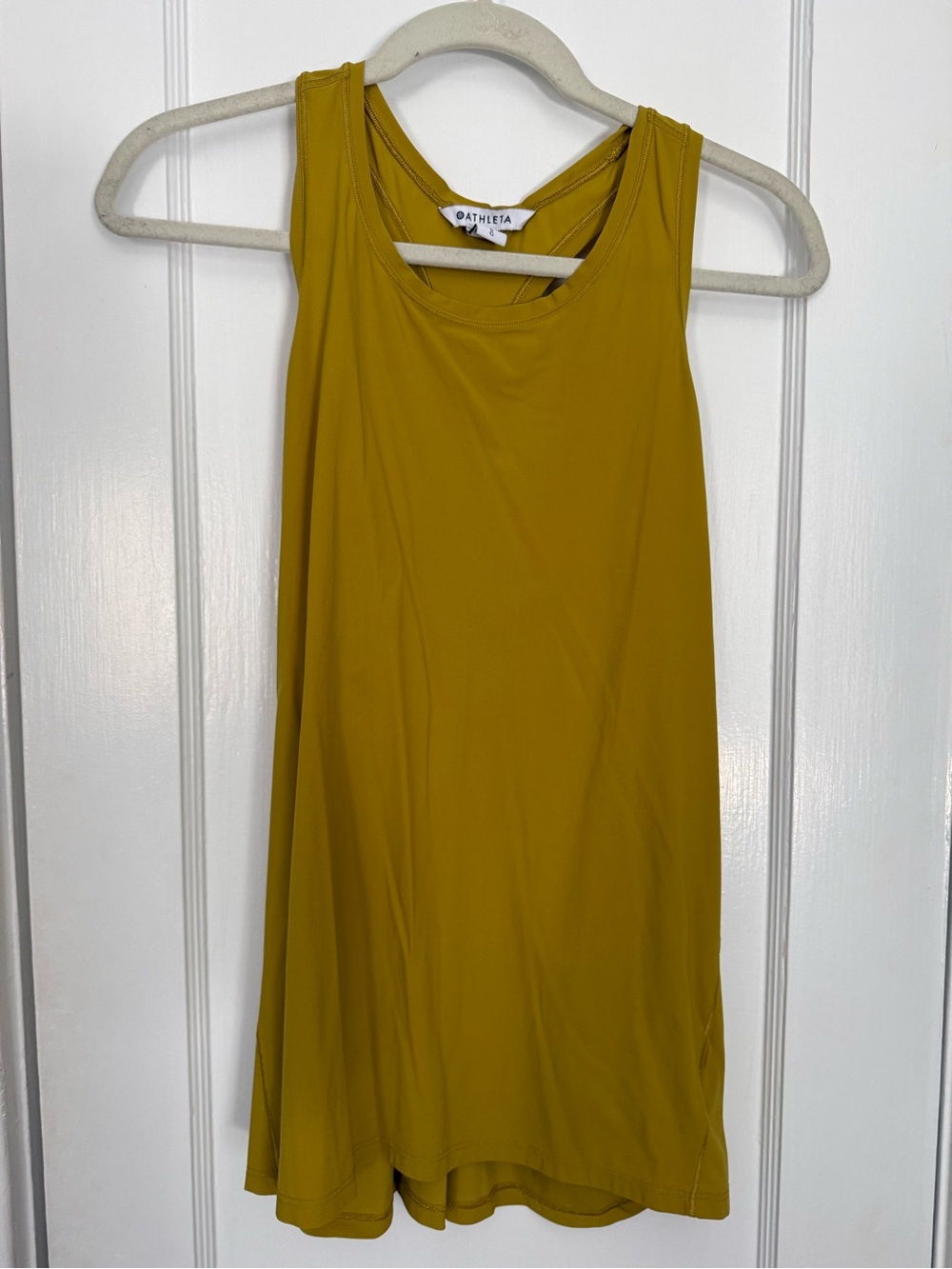 Athleta Mustard Yellow Racerback Tank